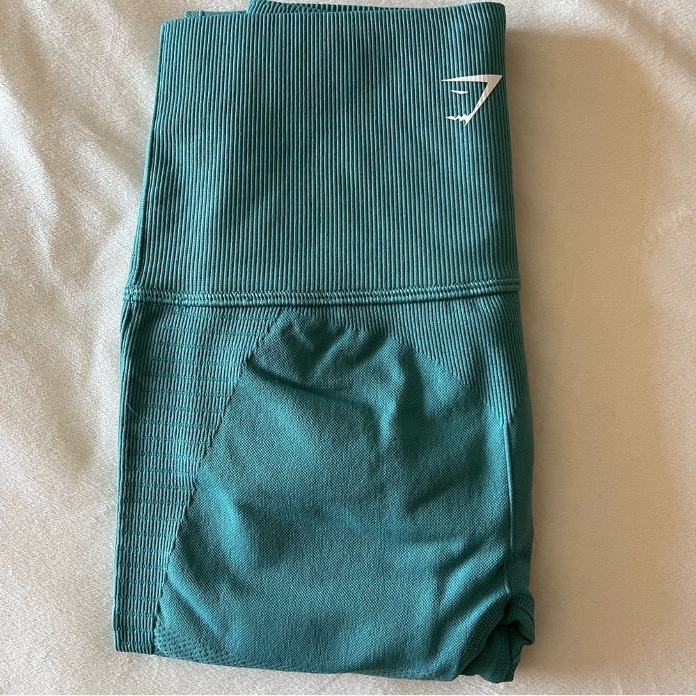 GYMSHARK Energy Seamless Leggings - Fauna Teal - Picture 2 of 9